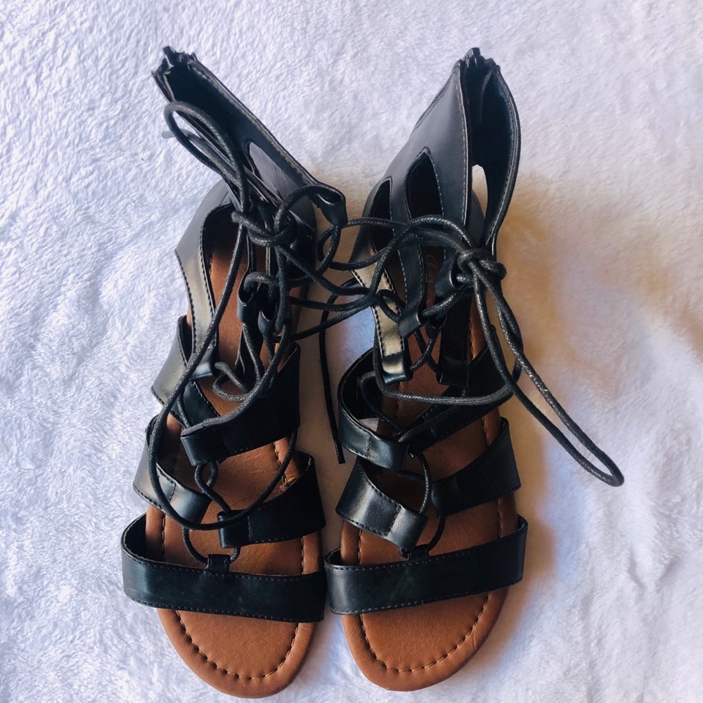 Black sandals